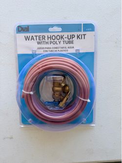 WATER HOOK-UP KIT WITH POLY TUBING
