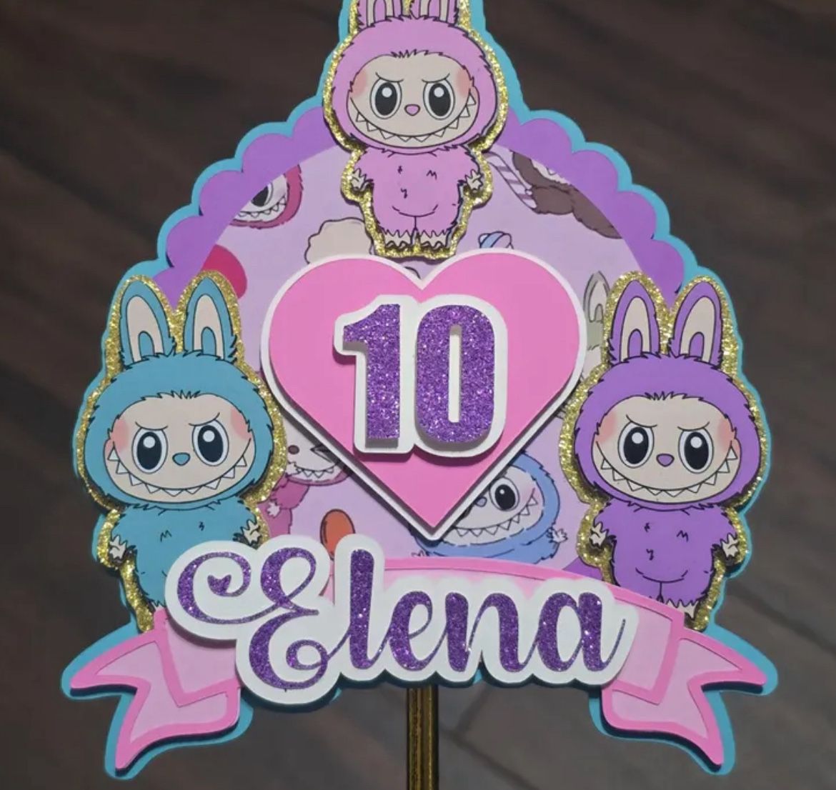 Labubu Cake Topper