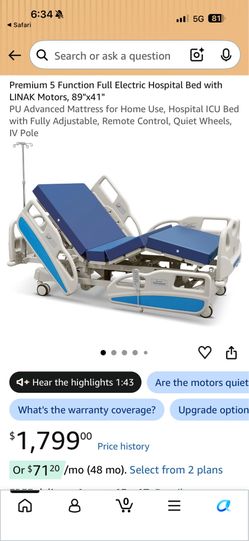 Hospital bed