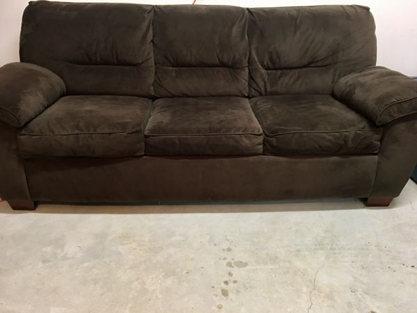 Couch Dark Brown Microfiber Sofa Bed For In Gulf Breeze Fl Couch Dark Brown Microfiber Sofa Bed
