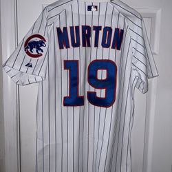 Chicago Cubs MLB Authentic #19 Murton Majestic Jersey size 44/XL