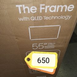 SAMSUNG 55"INCH QLED 4K THE FRAME TV LS03FAD 