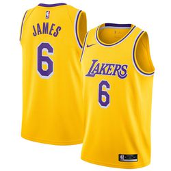 NBA Lakers lebron james jersey