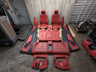 Bmw f32 red interior