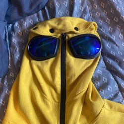 Chris Brown Yellow Black Pyramid Hoodie