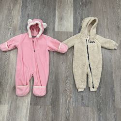 Baby Girl Columbia & Levi’s Warning Wrap 