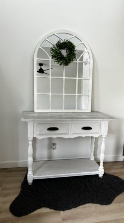 Console Entry Table AND Mirror (price For Both)