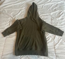 Topman Olive Green Pullover Hoodie Size Small