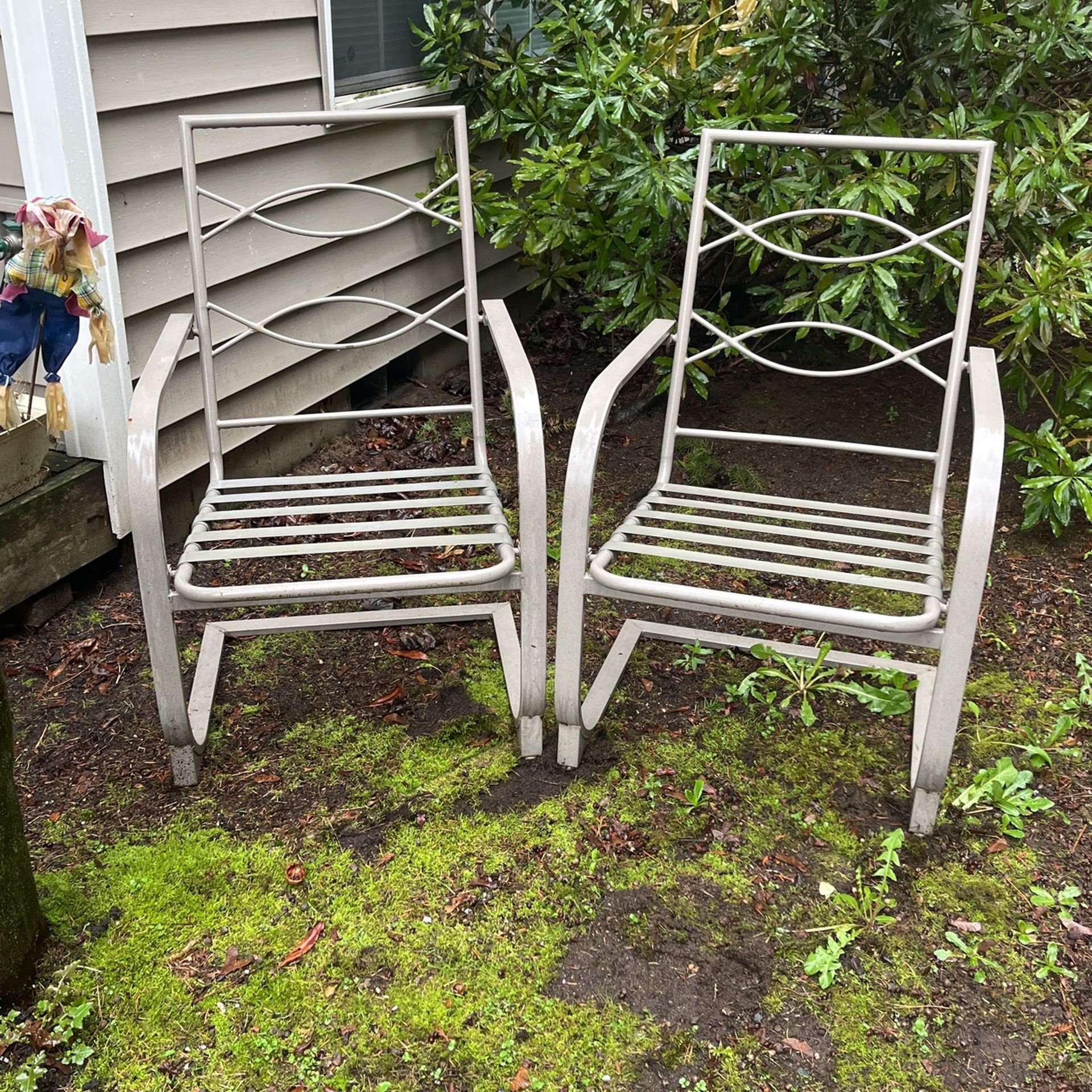 Patio’s Chairs 🪑 Metal Light-Grey