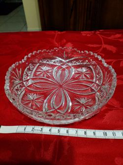 Bowl American Cut glass