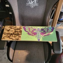 Death Moth Wood Art