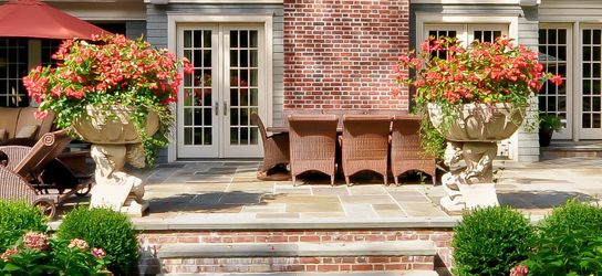 One-of-a-kind Concrete Planters - Set Of 2