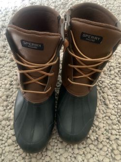 Winter waterproof boots , saltwater duck color