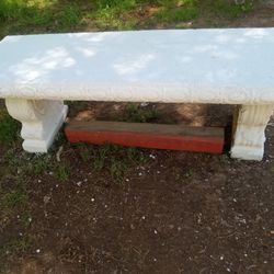 Beautiful Concrete Bench 