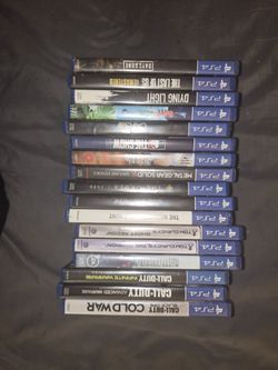 PS4 video games 17 total