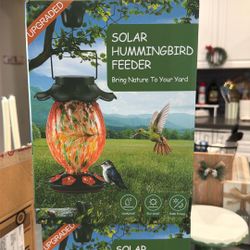 Solar Hummingbird Feeder