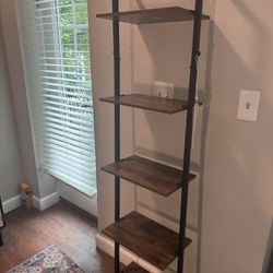 5-Tier Wall Mount Ladder Shelf