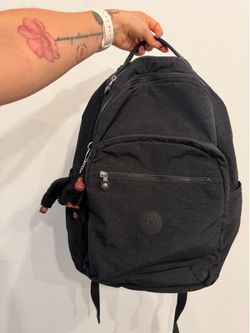 Original Kipling Seoul Backpack Black – Excellent Condition
