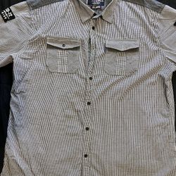 Echo Unlimited Button-up Shirt sleeve 2XL
