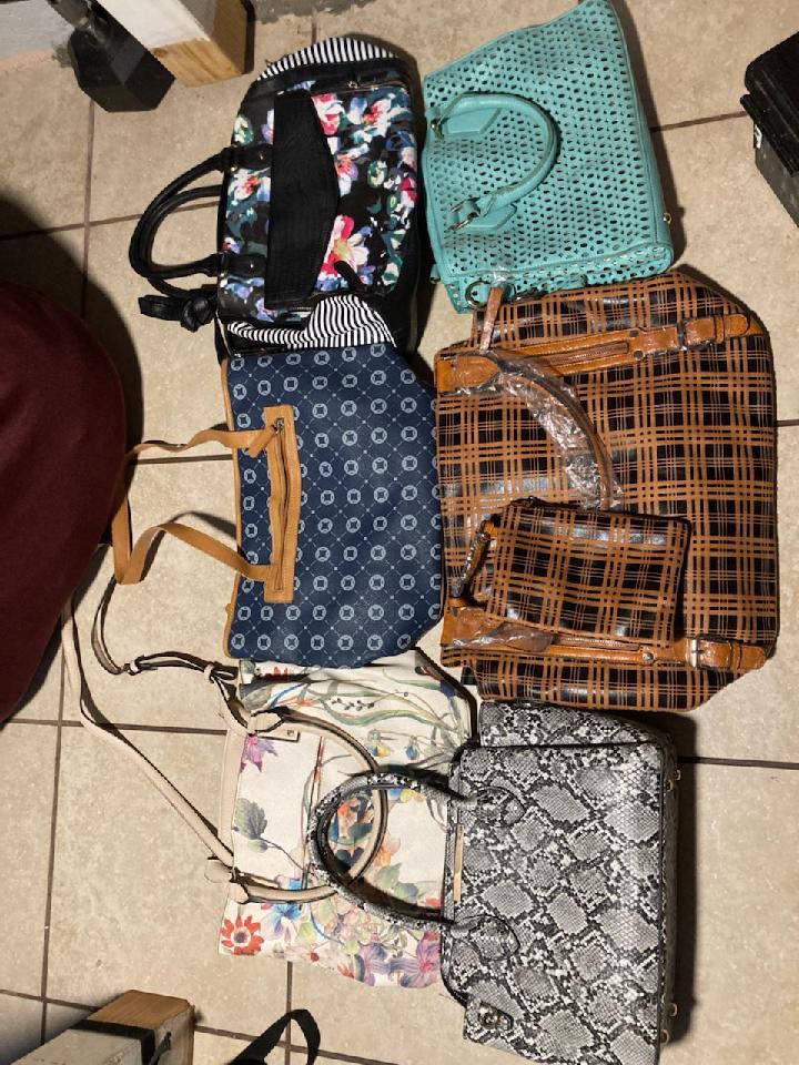 Bundle Of Six Purses. Slightly Used And Brand New