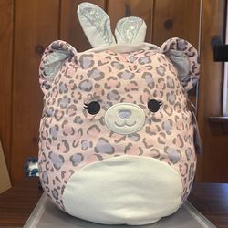 BK735-NWT 16” Squishmallows Dallas the Leopard