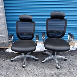 Hyken Ergonomic Mesh Swivel Task Chair, Charcoal Gray