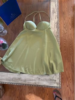 Lime Green Dress Medium