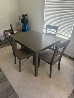 Dining Table with 4 Chairs