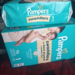 New Pampers size 1
