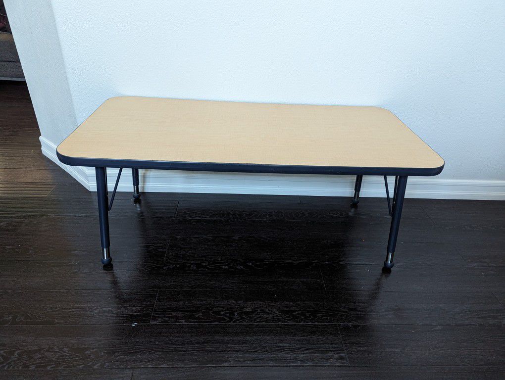 Student School Table Desk with Adjustable Legs
