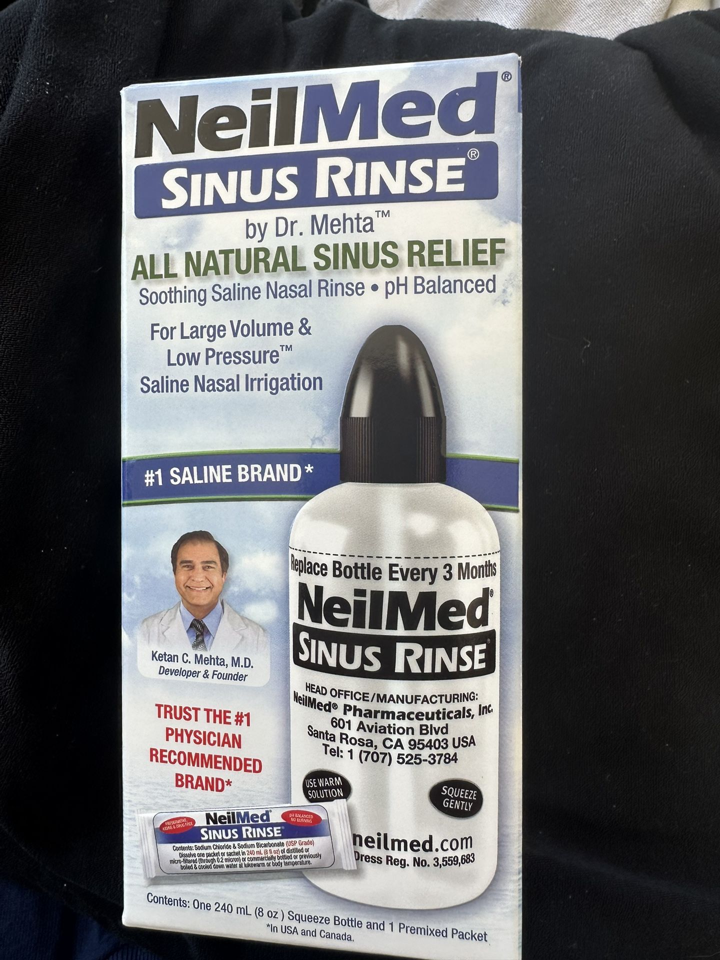 Neil med Sinus Rinse. Many Of Them