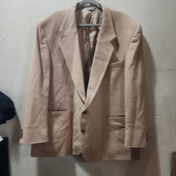 Vintage 1980s Northbrook W O O L Blazer Suit Jacket With Leather Buttons 100% Leather Vintage Buttons Size 44 L Excellent Condition