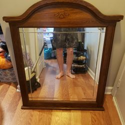 Large Square Mirror Frame (W/ Mirror)