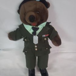 Green beret Teddy bear