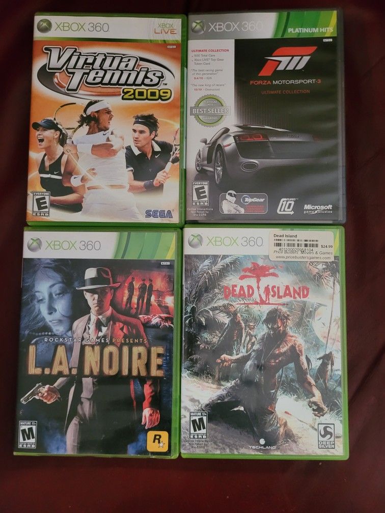 Xbox 360 Games. $5. Each Buy 3 Get The Fourth Game Free