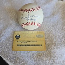 Reggie Jackson Signed Baseball 