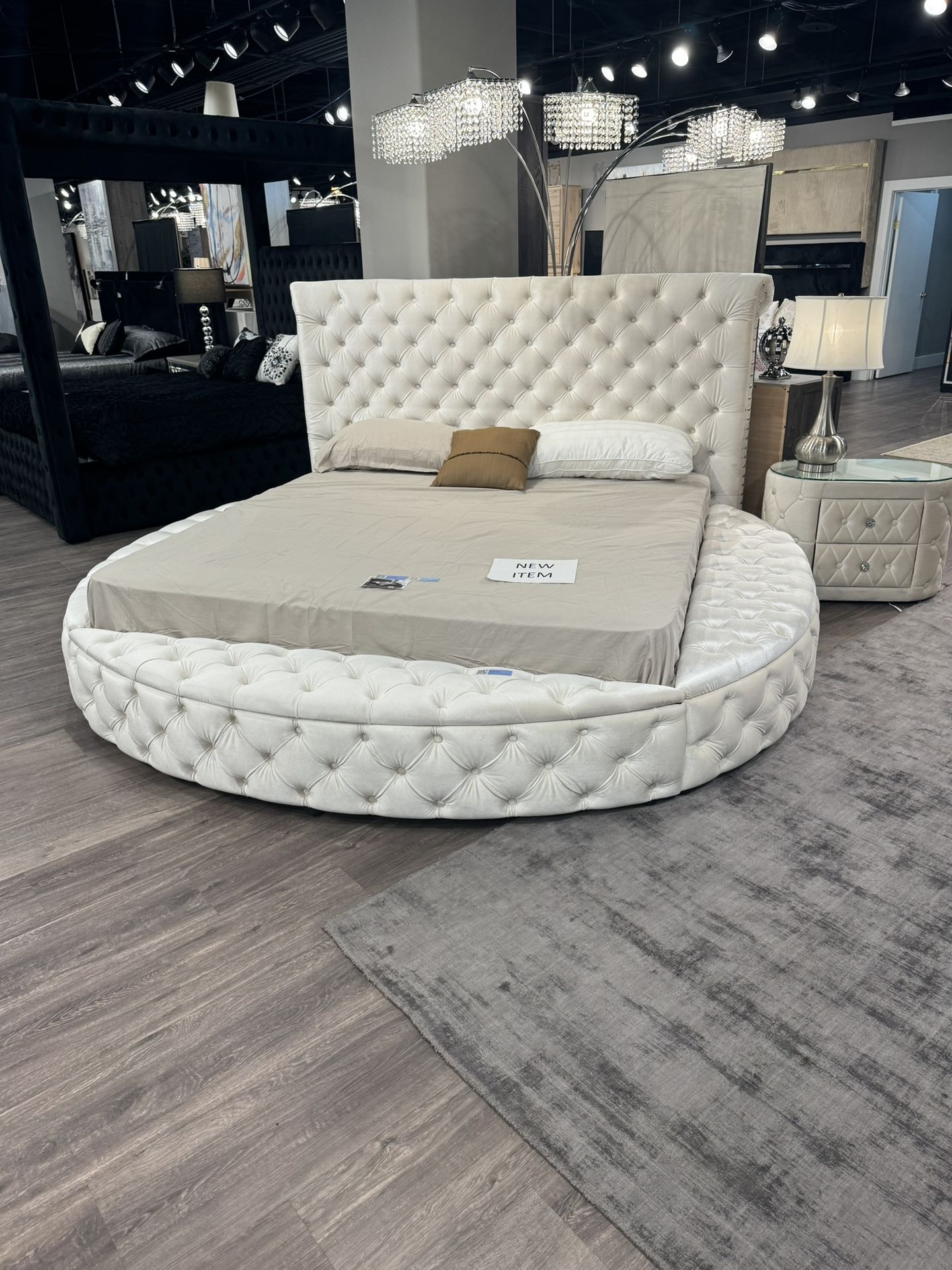 Round Bedroom Tv Stand 