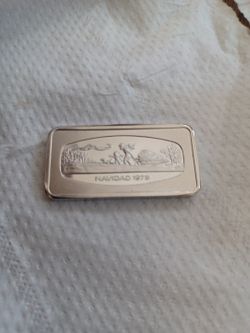 vintage silver bar
