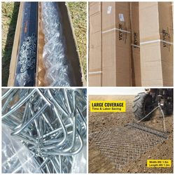 NEW Tow Drag Chain Harrow ATV/UTV / NUEVO Rastrillo y Grada de Arrastre