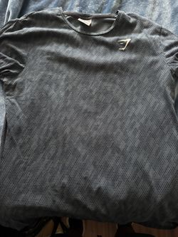 Gym Shark Blush Grayish Shirt (small)