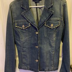 Bandolinablu Denim Ladies Jacket—LIKE New 