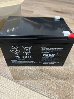 Casil 12 v 12 AH Scooter Battery Two Pack