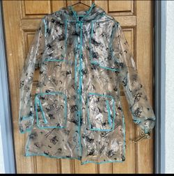 Torrid Disney Nightmare Before Christmas Clear Raincoat 2X 18/20 NWOT