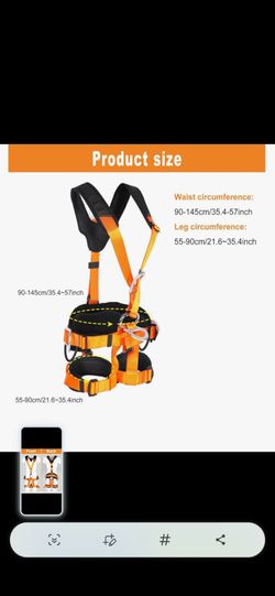 Fall safety harness