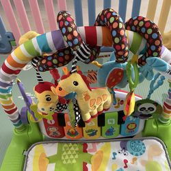 Fisher Price Deluxe Kick 'n Play Piano Gym Car Seat Toy Stroller Toy With Music Box Bb Squeaker Rattles
