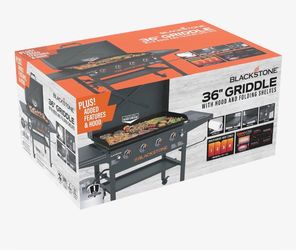 Blackstone 36" Outdoor Griddle - 4-Burner - With Hard Cover - NEW - Model 2151