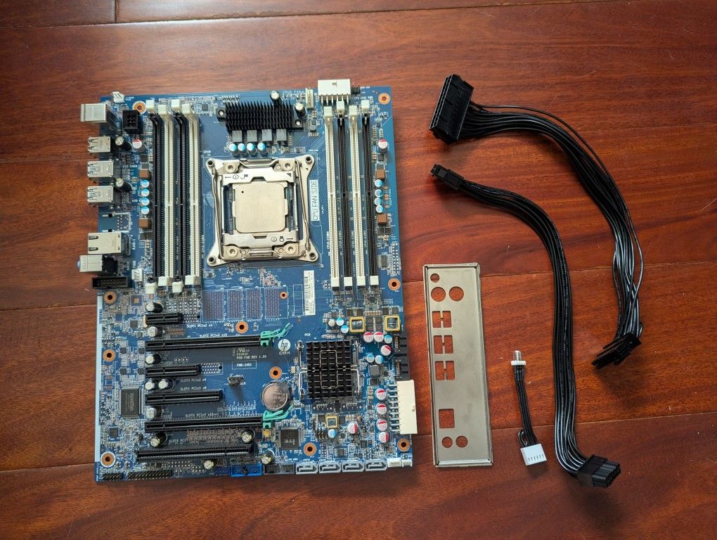 HP Z440 Motherboard with Xeon E5-1650 V4 & Accessories