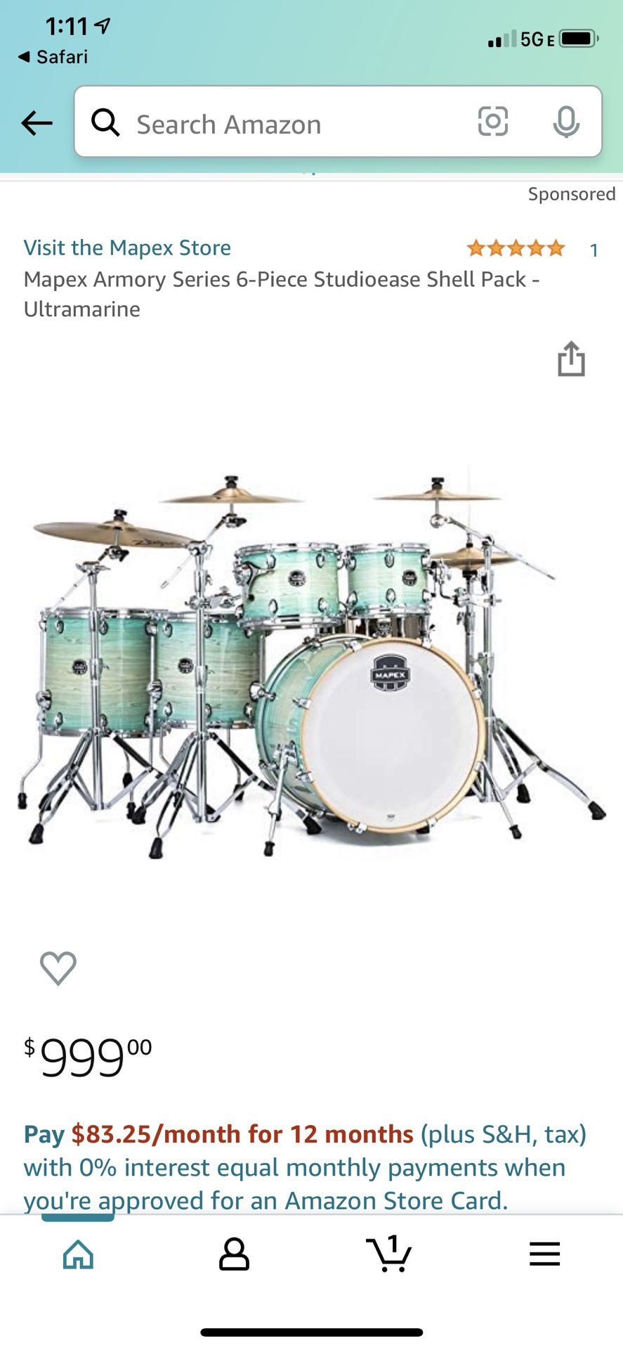 Mapex Armory Ultra Marine