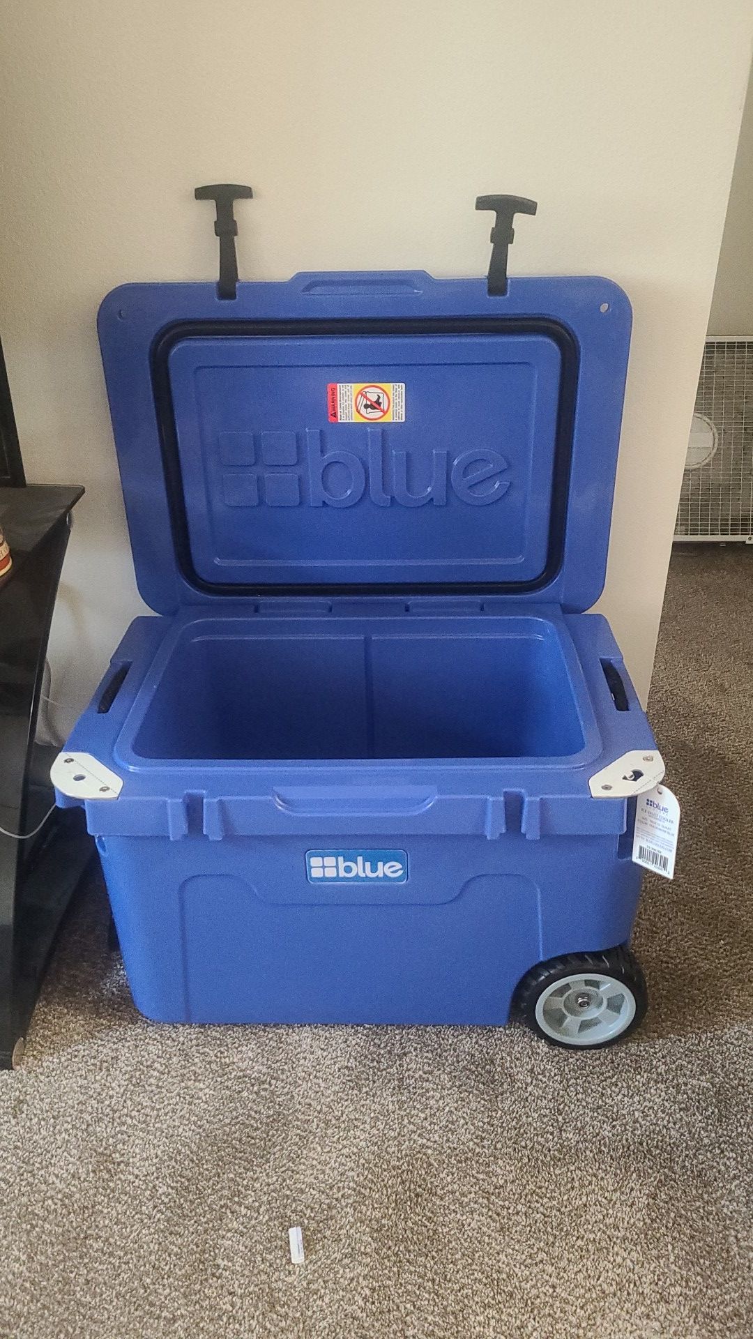 Brand new blue brand cooler beat a 10 day ice hold also bear proof