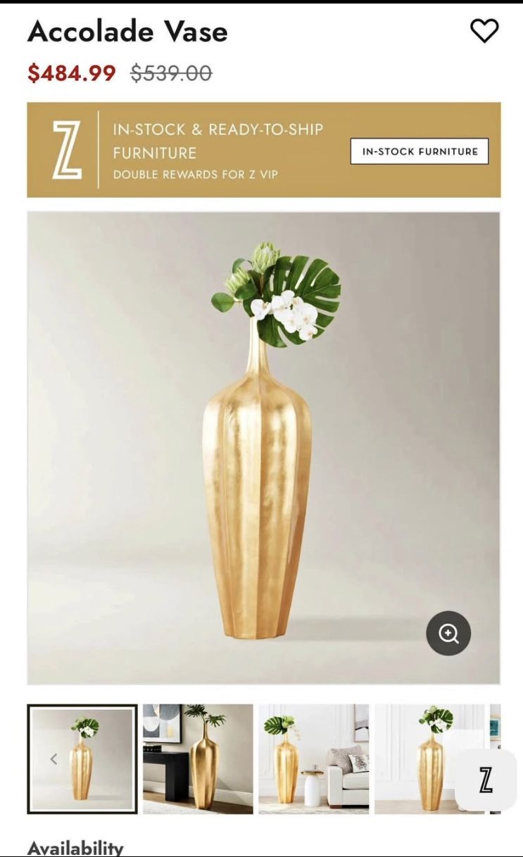 Z Gallerie Vase 🔥